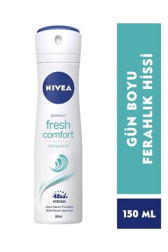 Nivea Kadın Sprey Deodorant Fresh Comfort,48 Saat Deodorant Koruması,150ml,uzun Süren Ferahlık