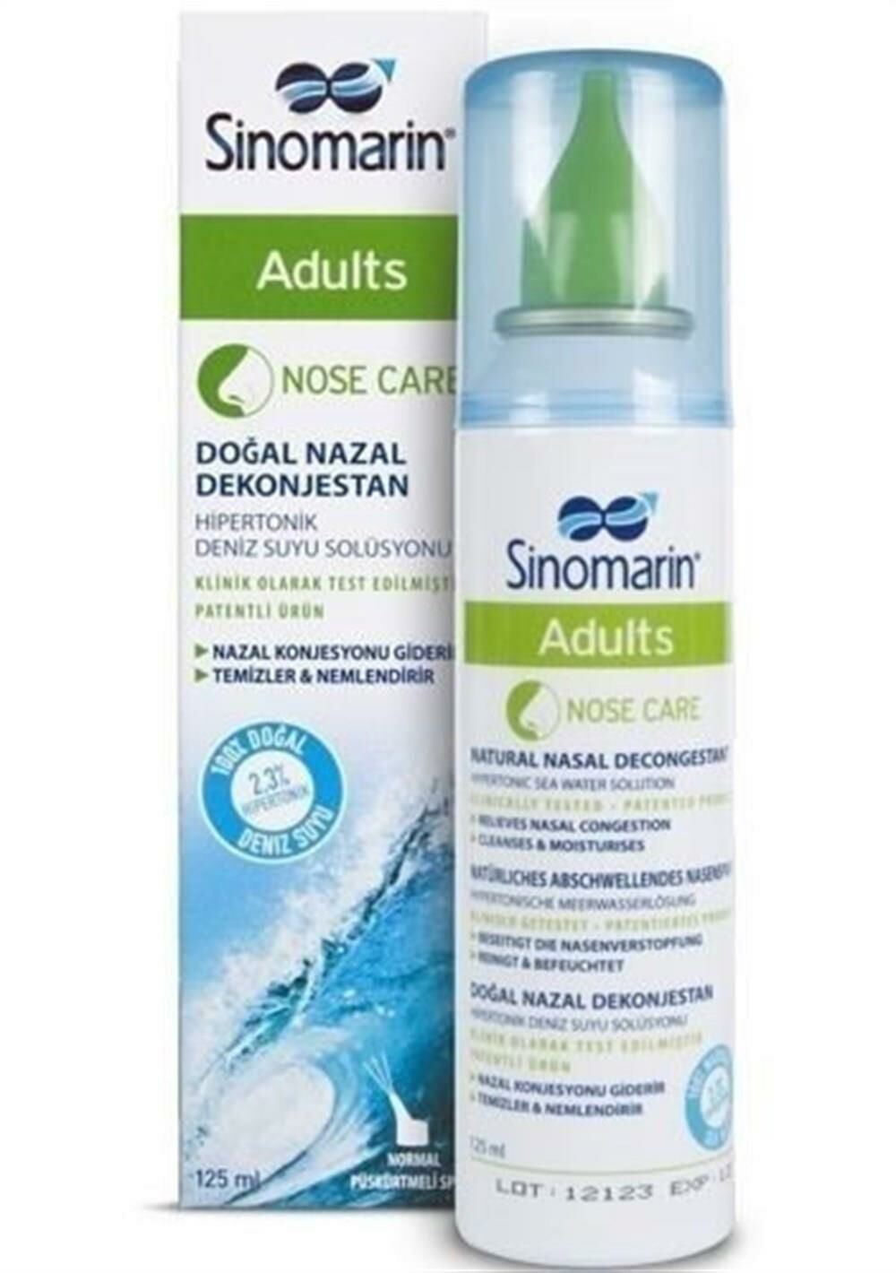 Sinomarin Adult Deniz Suyu Spreyi 125 Ml