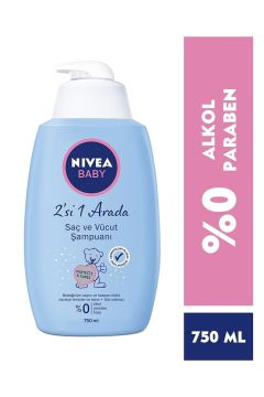 Nivea Baby Saç Ve Vücut Şampuanı 750ml,hassas Bebek Cildi, Göz Yakmayan Bebek Şampuanı