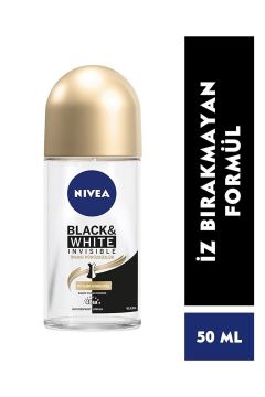 Nivea Roll On 50 Ml Kadın Invisible Black&white Ipeksi Pürüzsüzlük