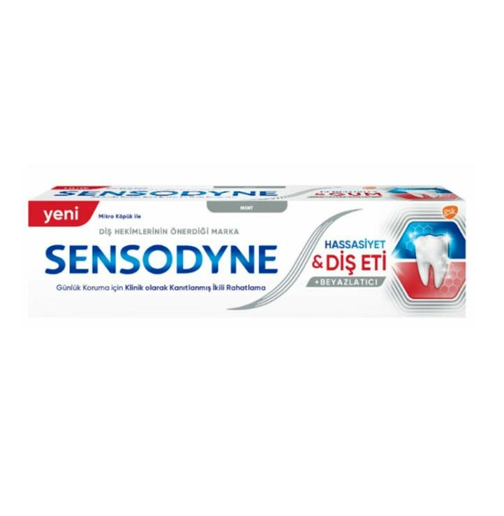 Sensodyne Hassasiyet Ve Diş Eti Beyazlatıcı Diş Macunu 75 ml