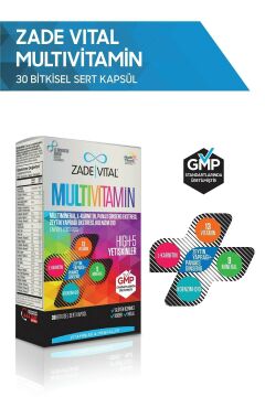 Zade Vital Multivitamin 30 Bitkisel Kapsül-Takviye Edici Gıda