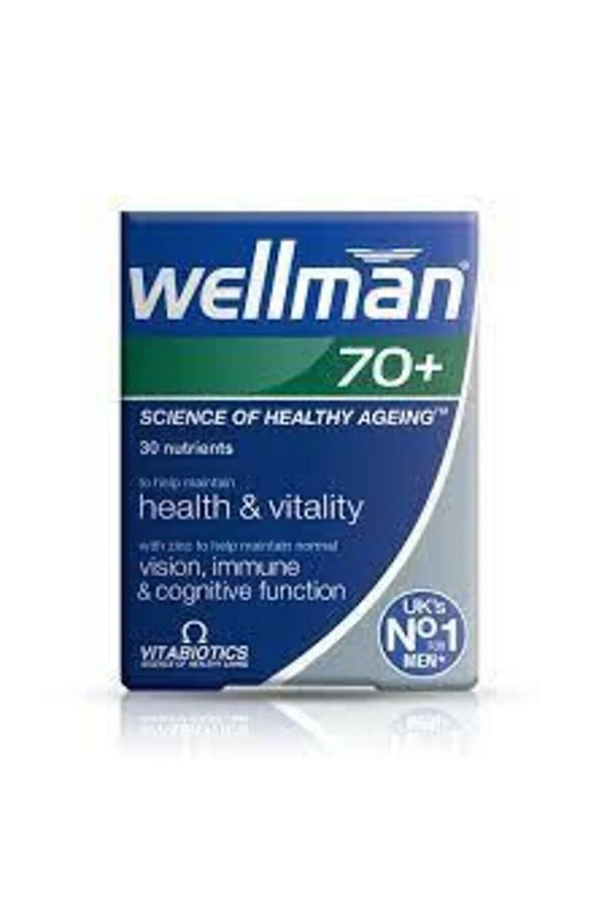 Vitabiotics Wellman 70+ Takviye Edici Gıda 30 Tablet