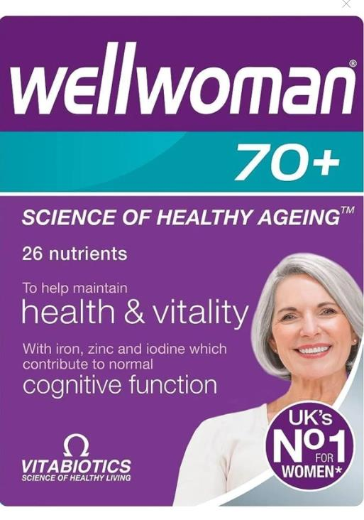 Vitabiotics Wellwoman 70+ Takviye Edici Gıda 30 Tablet