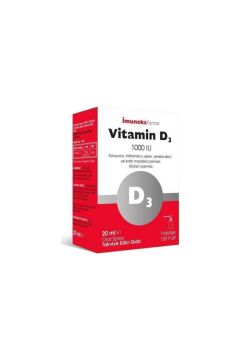 Imuneks Farma Vitamin D3 1000 IU 20 Ml-Takviye Edici Gıda