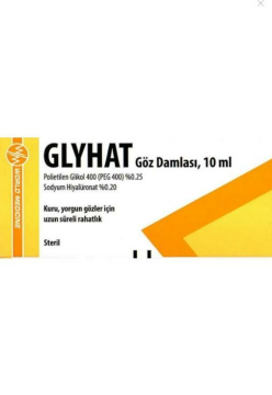 Glyhat Göz Damlası 10 Ml Kuru ve Yorgun Gözler İçin