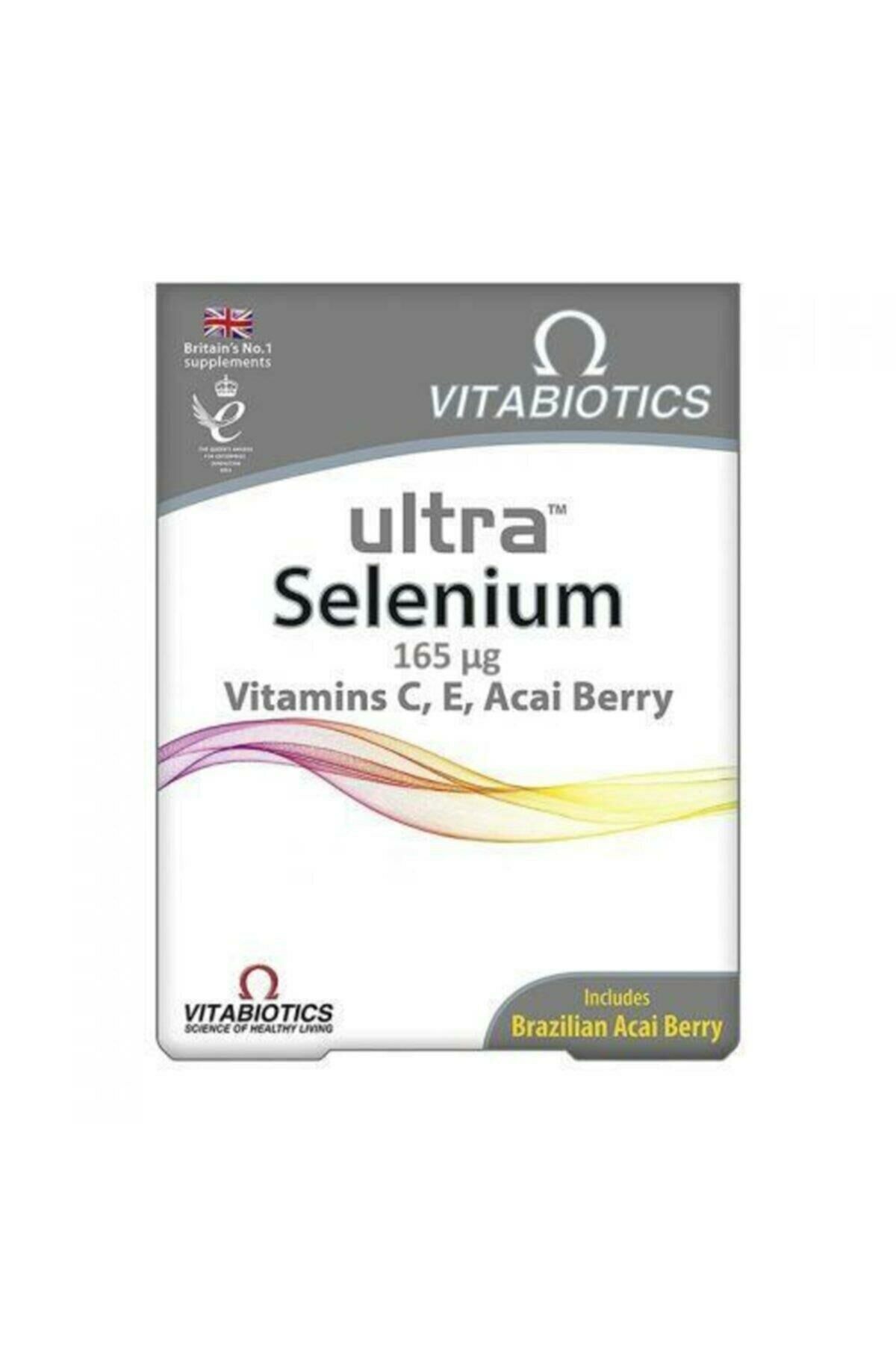 Vitabiotics Ultra Selenium 165 Mcg 30 Tablet-Besin Takviyesi