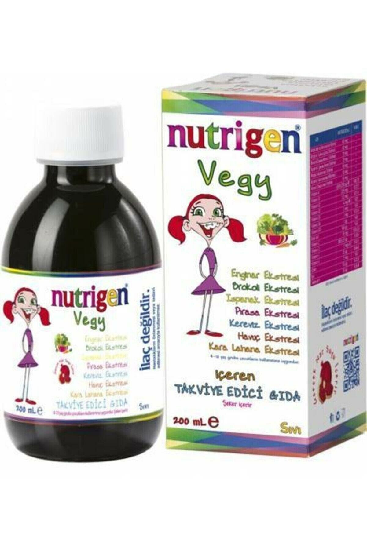 Nutrigen Vegy 200 ml Şurup