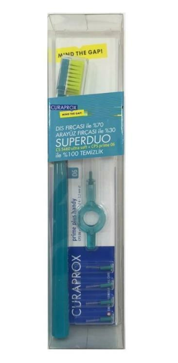 Curaprox Superduo 06 Arayüz + 5460 Diş Fırçası Özel Paket