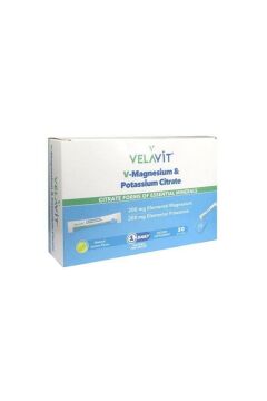 Velavit V-Magnesium & Potassium Citrate 20 Toz Poşet