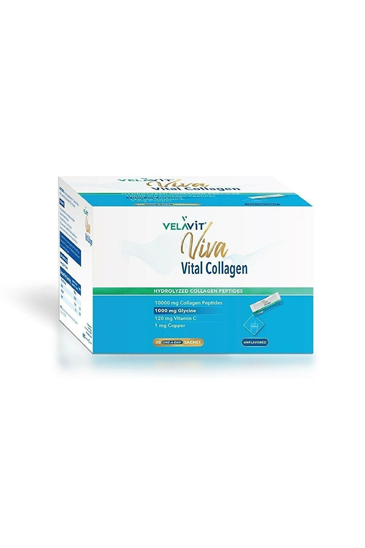 Velavit Viva Vital Collagen Toz Takviye Edici Gıda 30 Saşe