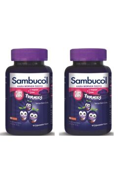 Sambucol Plus Kids Yummies 60 Çiğnenebilir Form 2'li Set