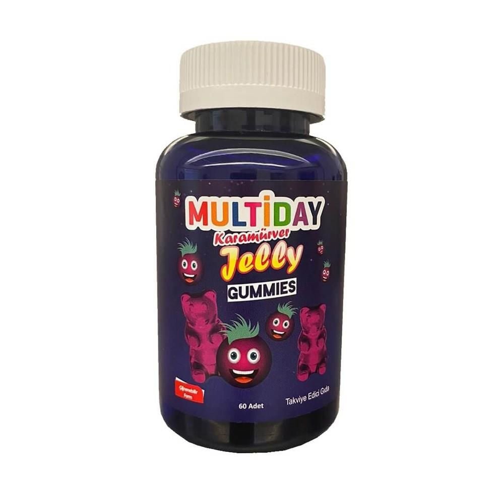 MULTİDAY Jelly (karamürver) 60 Adet