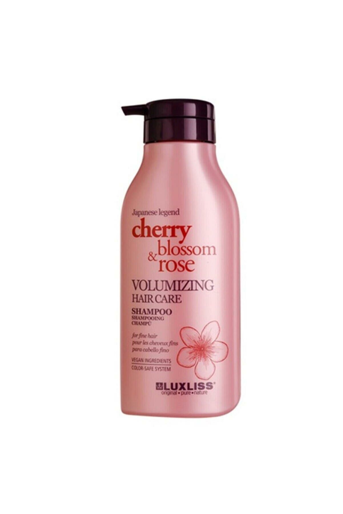Luxliss Cherry Blossom Rose Volumizing Hair Care Shampoo 500 Ml
