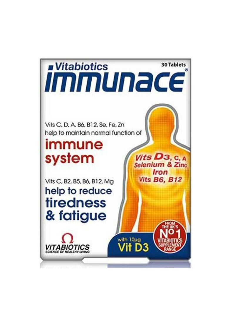 Vitabiotics Immunace 30 Tablet-Takviye Edici Gıda