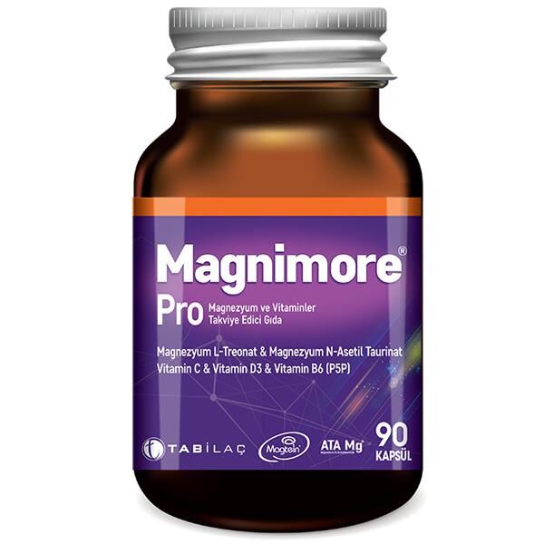 Magnimore Pro Magnezyum ve Vitaminler Kapsül 90 li