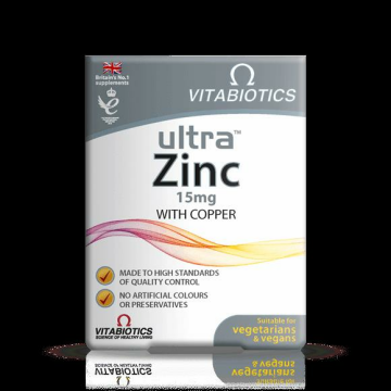 Vitabiotics Ultra Zinc 15 Mg 60 Tb.-Takviye Edici Gıda