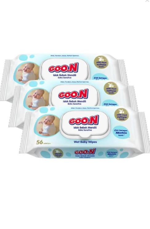 Goo.n Goon Sensetive Islak Havlu 3lü 56lı