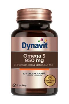 Dynavit Omega3 950 Mg 30 Yum.Kapsül-Takviye Edici Gıda