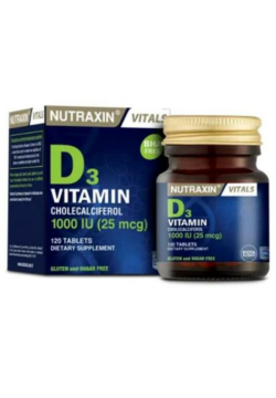 Nutraxin Vitamin D3 120 Tablet