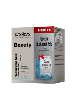 DAY2DAY Beauty Beauty Hyaluronic Acid Serum 30 ml +Ocean Hyaluronıcd Acid 30 Kapsül 299.Ürün