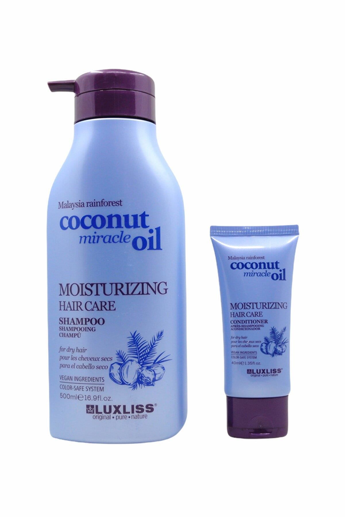 Luxliss Coconut Miracle Oil Moisturizing Shampoo 500 Ml Alana Saç Kremi Hediye