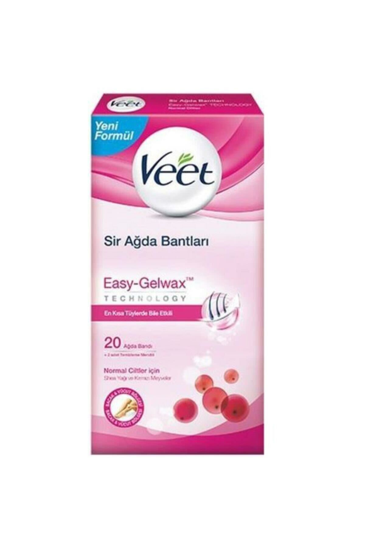 Veet Easy-Gelwax Sir Ağda Bandı 20'li