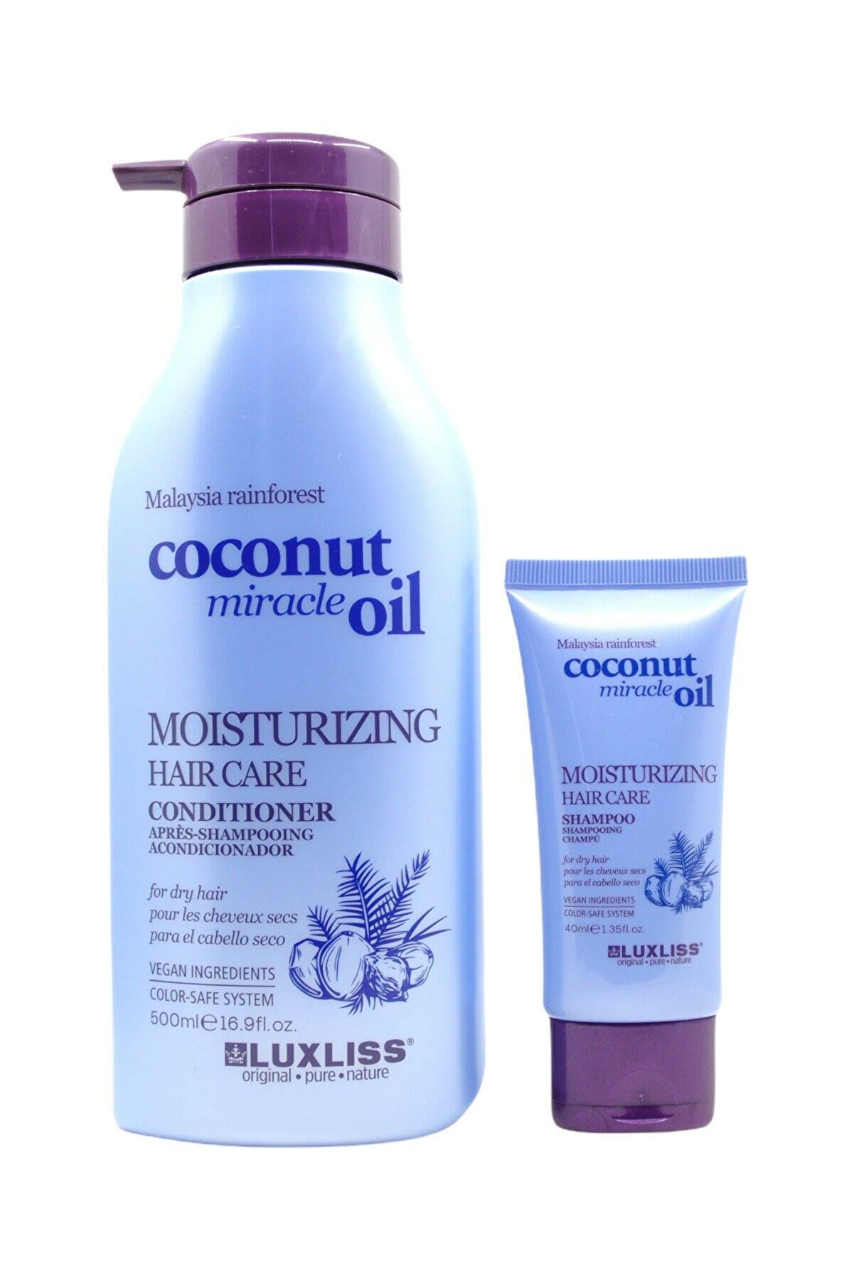 Luxliss Coconut Miracle Moisturizing Hair Care Conditioner 500 ml Saç Kremi ile