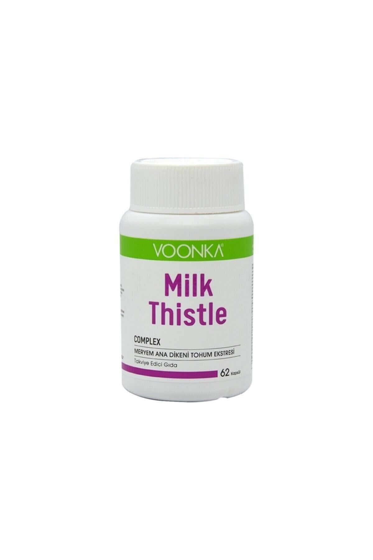 Voonka Milk Thistle Takviye Edici Gıda 62 Kapsül
