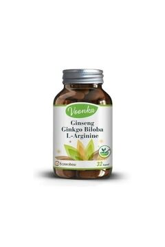 Voonka Ginseng Ginkgo Biloba L-arginine Takviye Edici Gıda 32 Kapsül