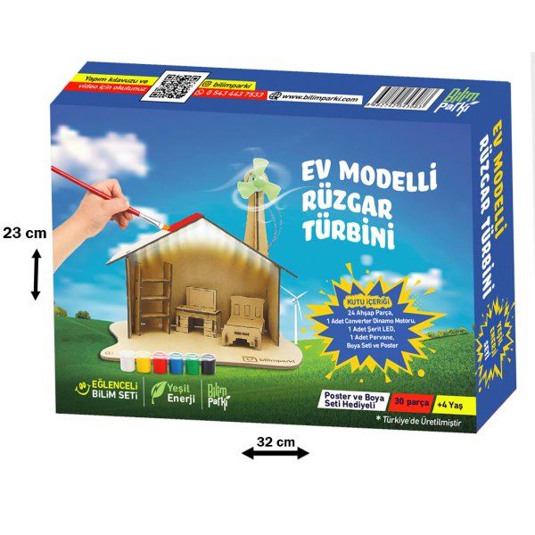 EV MODELLİ RÜZGAR TİRBÜNÜ