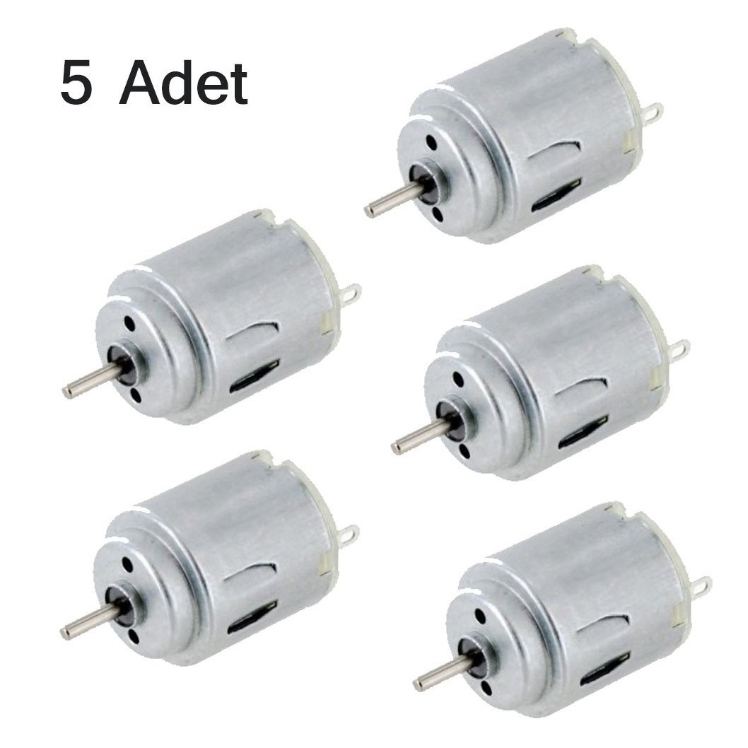 YUVARLAK DC MOTOR(5 ADET)