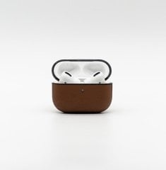 Airpods Uyumlu Deri Koruyucu Kılıf Taba