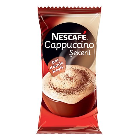 NESCAFE CAPPUCCİNO ŞEKERLİ BOL KÖPÜK 14GR 1*24*12