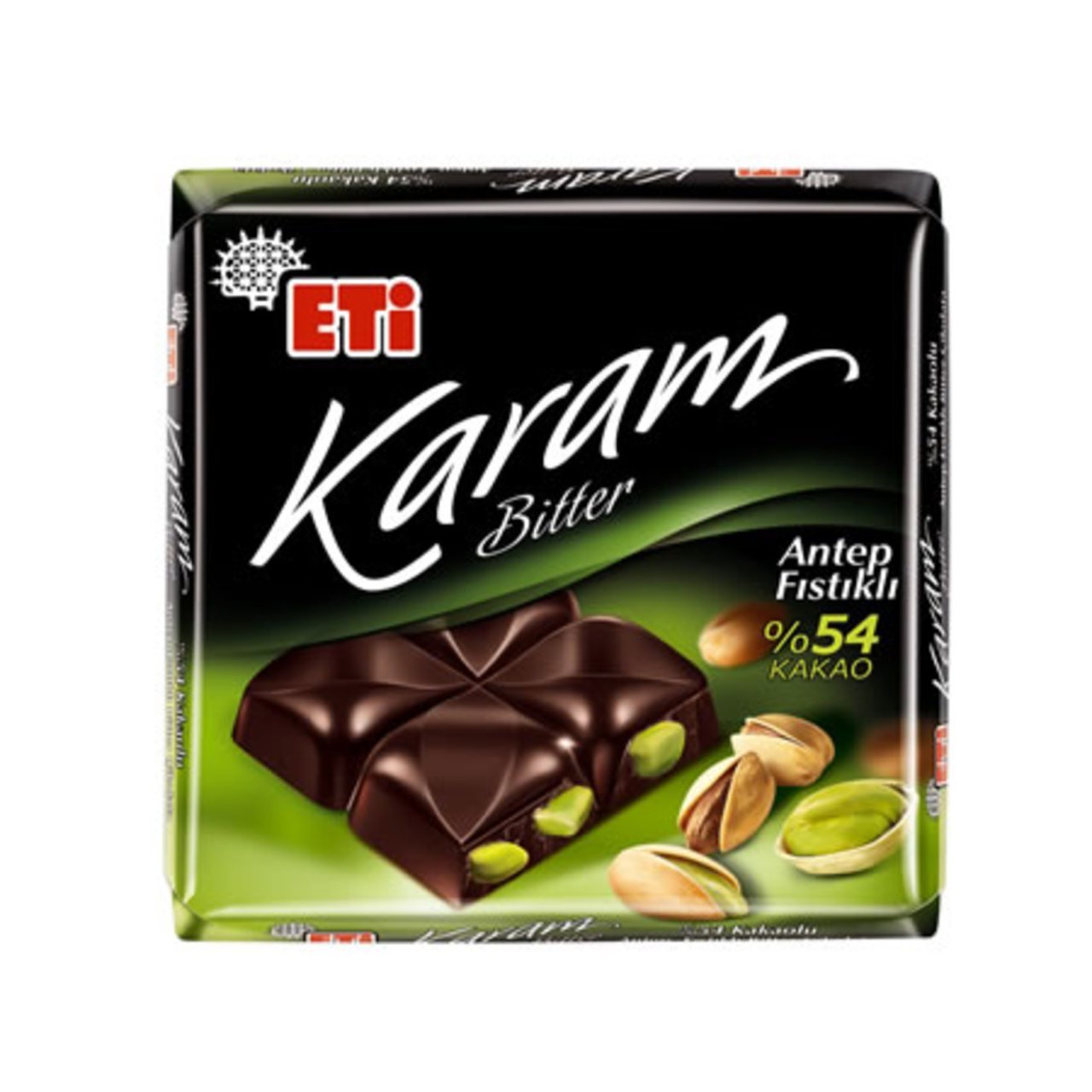 ETİ C.KARE 60GR KARAM ANT.FIST.ÇİKOLATA %60 1277600 1*12*6