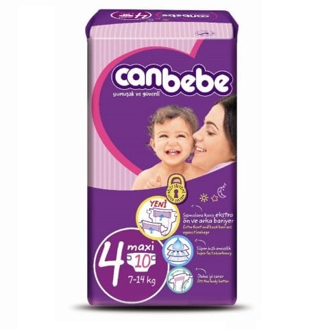 CANBEBE STANDART 4MAXİ 7*18KG 10'LU 1*10