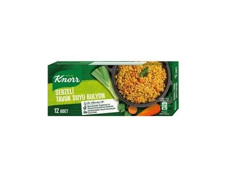 KNORR BULYON 12Lİ SEBZELİ TAV.SUYU 120GR 1*48