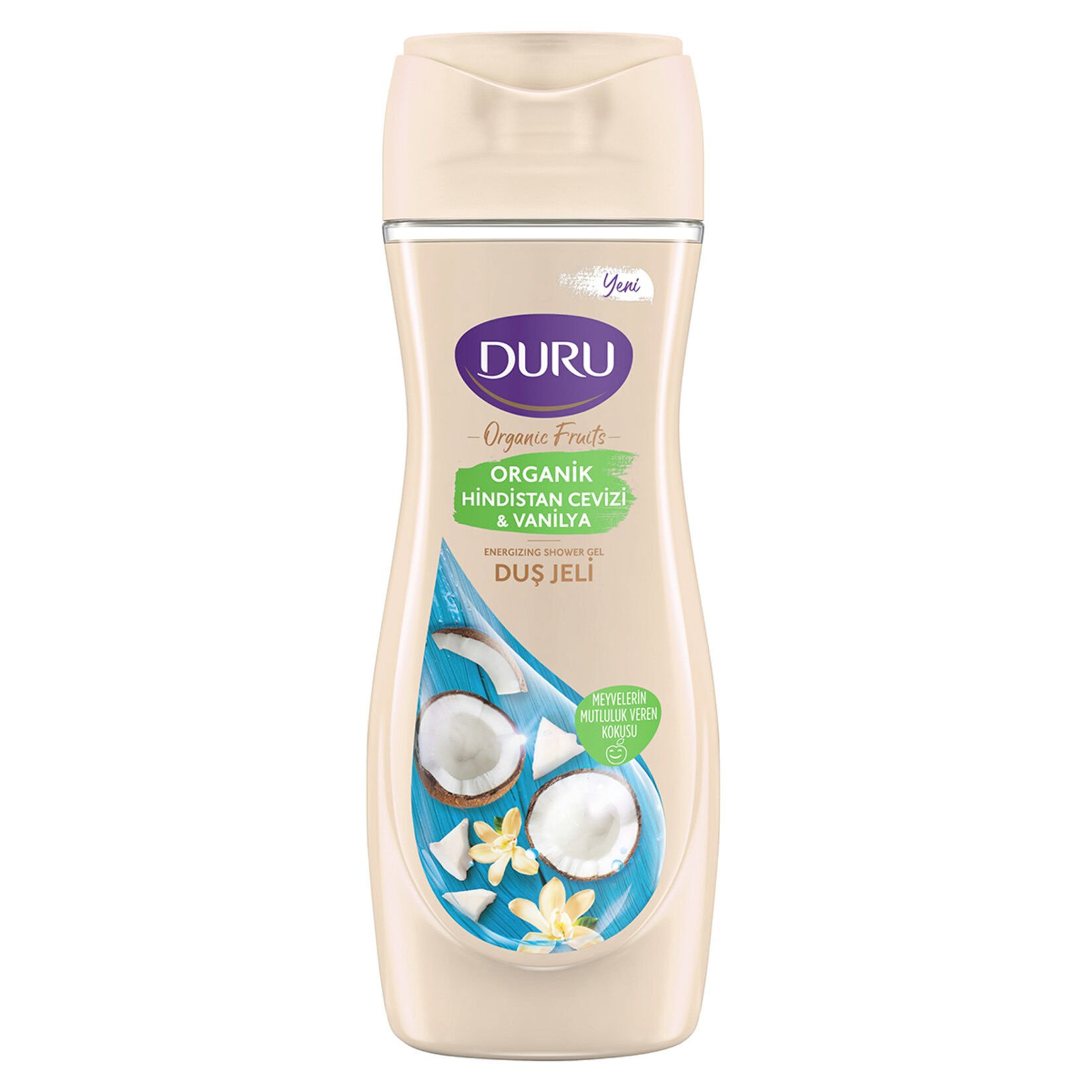 DURU DUŞ J.450ML ORG.HİND.CEVİZİ& VANİLYA 1*12