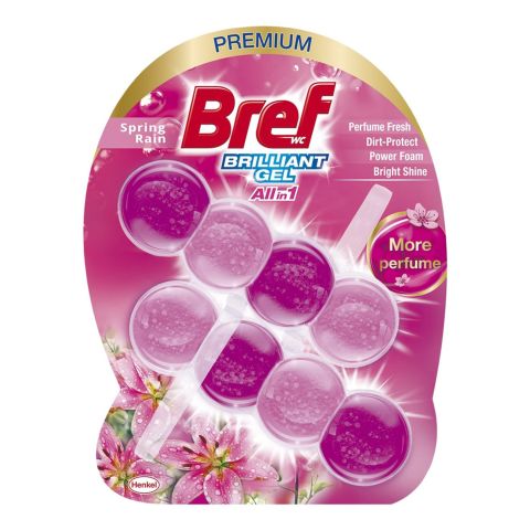 BREF WC 4POW.BRİLLİANT 2*4LÜ ÇİÇEK SPRİNG RAİN 2*42G 1*10