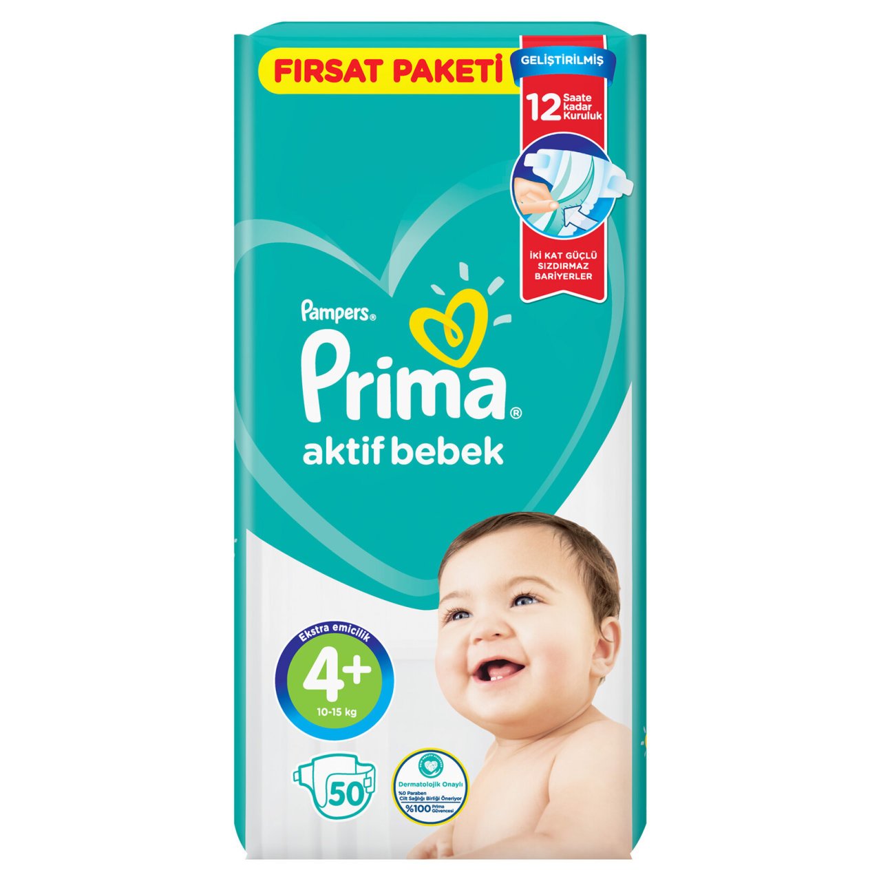 PRİMA FIRSAT PAKETİ 4+MAXİPLUS 50'Lİ 10-15KG 1*3