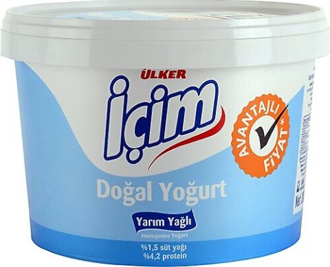 İÇİM YOĞURT BİDON 2000GR YARIMYAĞLI 4256-00 1*4