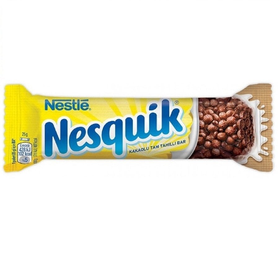 NESQUİK BAR KAKAOLU TAM TAHILLI 25GR 1*24