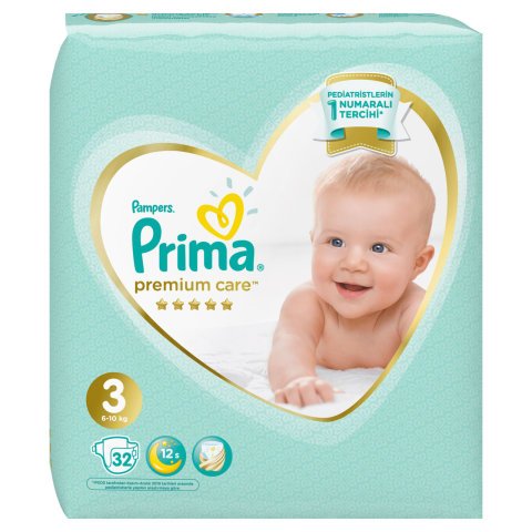 PRİMA İKİZ PREM.3MİDİ 6-10KG 32'Lİ 1*3