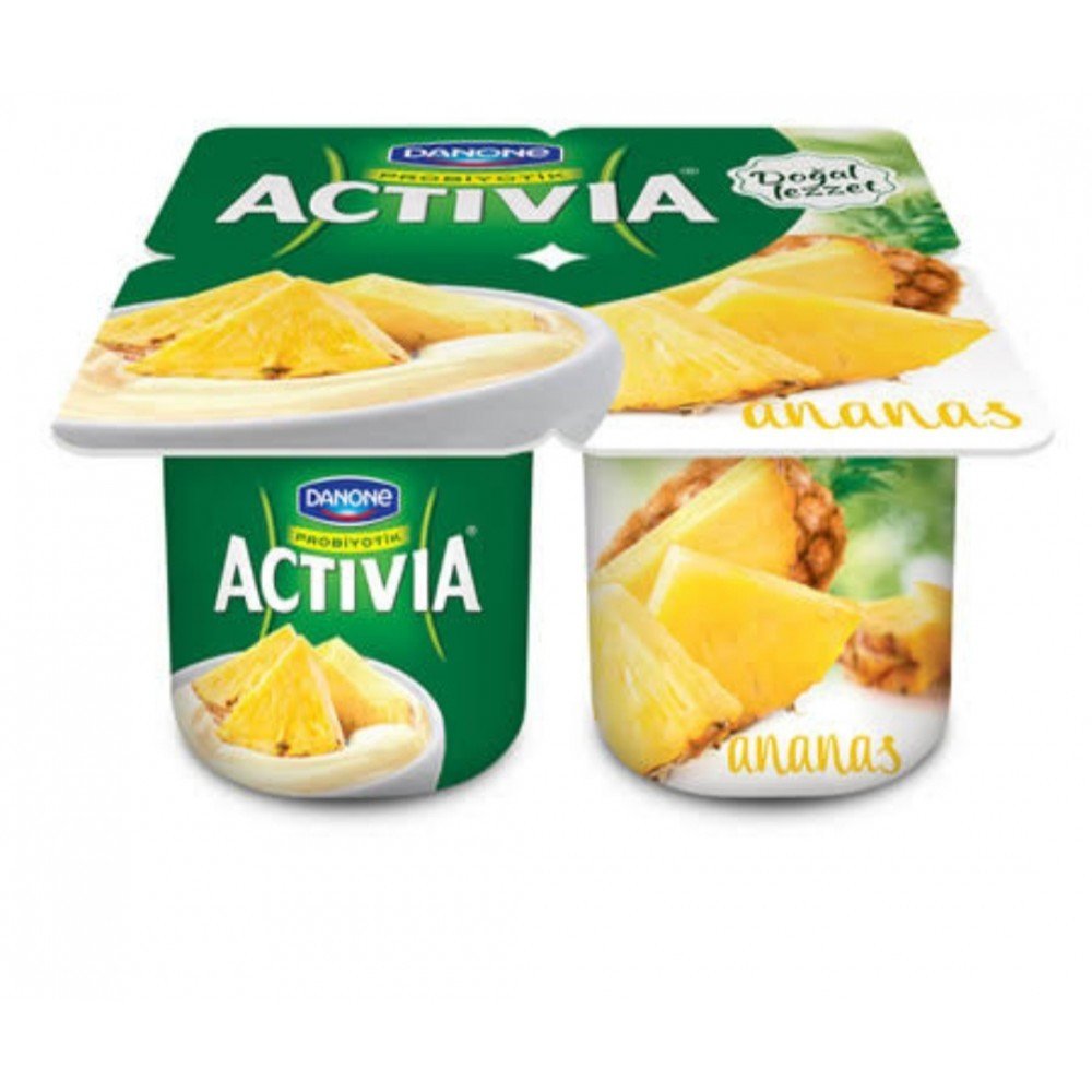 DANONE ACTİVİA 4*100GR ANANAS