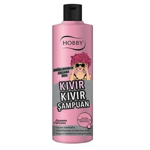 HOBBY Ş.ŞAMPUAN 250ML KIVIR KIVIR SHEA& HİND.CEVİZİ YAĞI 1*12