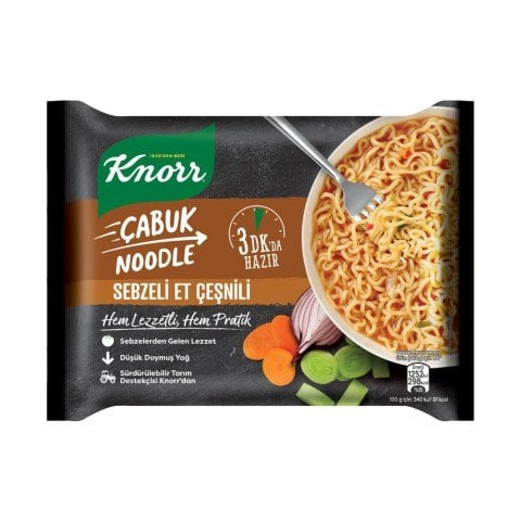 KNORR MAK.NOODLE SEBZELİ ET ÇEŞNİLİ 66G 1*20