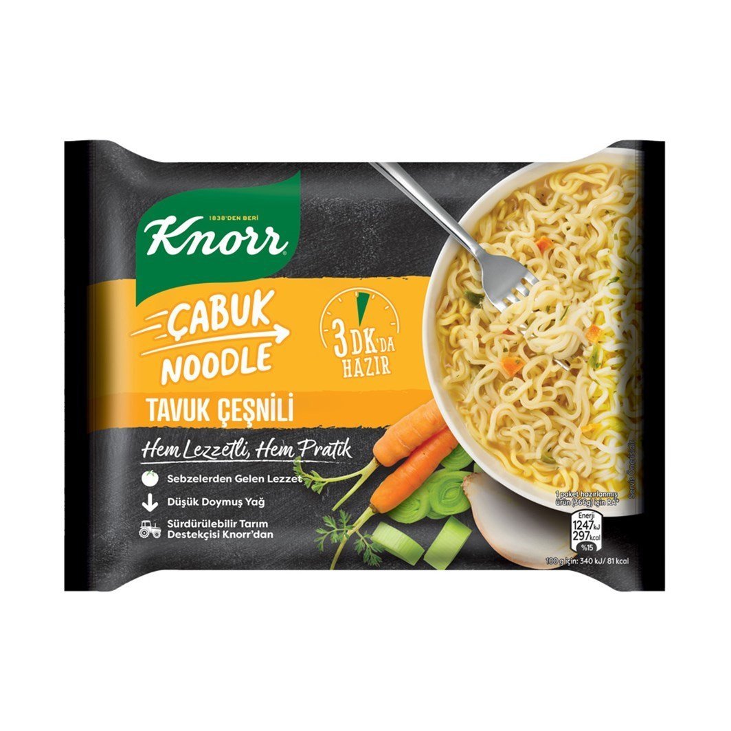 KNORR MAK.NOODLE TAVUK ÇEŞNİLİ 66GR  1*20