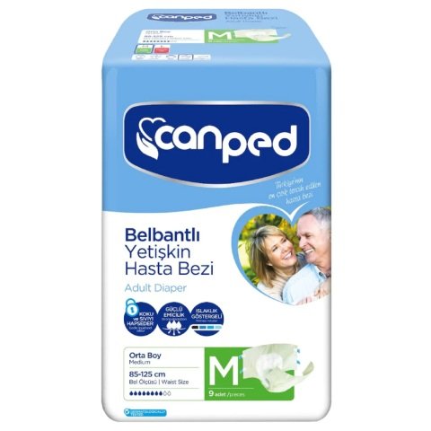 CANPED HASTA BEZİ BB TEKSTİL ORTA 9LU BELBANTLI 1*6