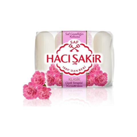 HACI ŞAKİR SABUN GÜZ.4'LÜ KLASİK-ÇİÇEK TERAPİSİ (4*70G) 1*24