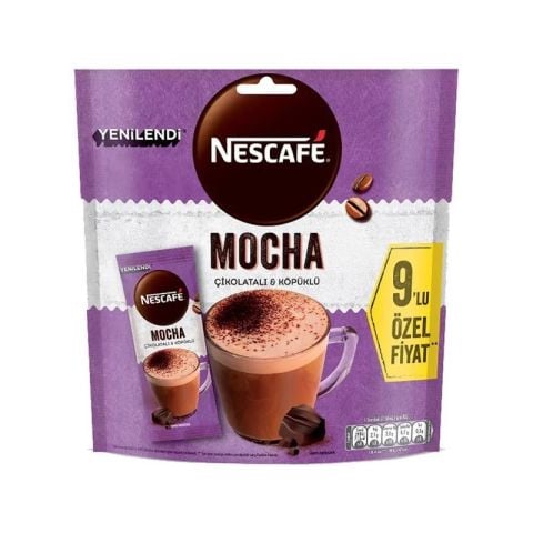 NESCAFE MOCHA ÇİK&KÖPÜKLÜ 9'LU (9*17GR) 1*12*2